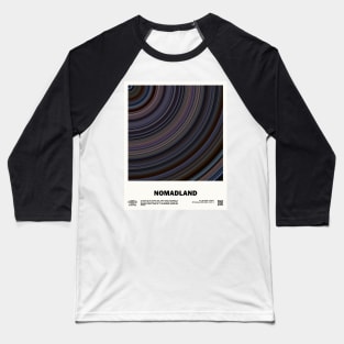 minimal_Nomadland Abstract Circular Movie Baseball T-Shirt